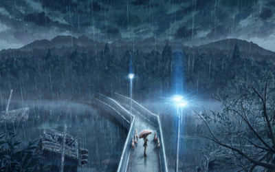 

Akhuratha Anime picture-rain Wall Poster Paper Print(12 inch X 18 inch, Rolled)