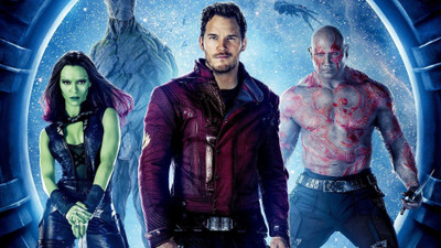 

Wall Poster /guardians-of-the-galaxy-marvel-star-lord-gamora-drax-the-destroyer-rocket-raccoon Paper Print(12 inch X 18 inch, Rolled)