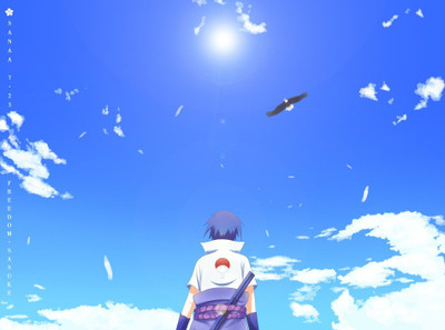 

Akhuratha Anime naruto-shippuuden-uchiha-sasuke-clouds-eagles Wall Poster Paper Print(12 inch X 18 inch, Rolled)