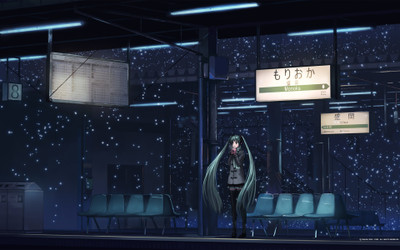 

Akhuratha Anime hatsune-miku-hatsune-miku-hatsune-miku-vocaloid Wall Poster Paper Print(12 inch X 18 inch, Rolled)