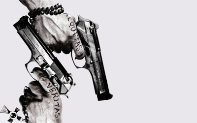 

Akhuratha 3aequitas-black-and-white-boondock-saints-guns-latin-movie-posters-movies-tattoos-veritas-weapons Wall Poster Paper Print(12 inch X 18 inch, Rolled)
