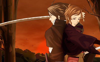 

Akhuratha Anime aboy-s-strana-tapetys-photo-samurai-pozadia Wall Poster Paper Print(12 inch X 18 inch, Rolled)
