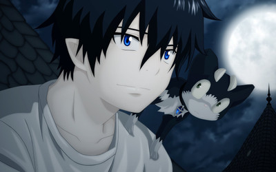 

Akhuratha Anime aanimehere-boys-images-aonoexorcist Wall Poster Paper Print(12 inch X 18 inch, Rolled)