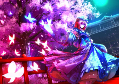 

Akhuratha Anime anime-touhou-saigyouji-yuyuko Wall Poster Paper Print(12 inch X 18 inch, Rolled)