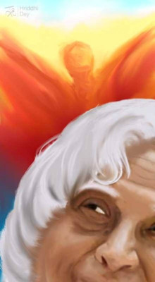 

Aabhaas Abdul Kalam Wall Poster Fine Art Print(12 inch X 18 inch, Rolled)