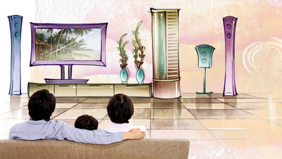 

Akhuratha movie-night-family-room-tv-television Wall Poster Paper Print(12 inch X 18 inch, Rolled)