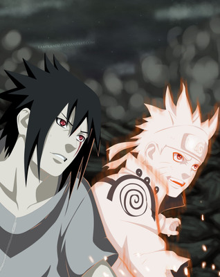 

Akhuratha Anime naruto-shippuuden-uchiha-sasuke-uzumaki-naruto Wall Poster Paper Print(12 inch X 18 inch, Rolled)