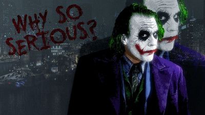 

Wall Poster a/wallpaper-batman-joker-serious-movie Paper Print(12 inch X 18 inch, Rolled)
