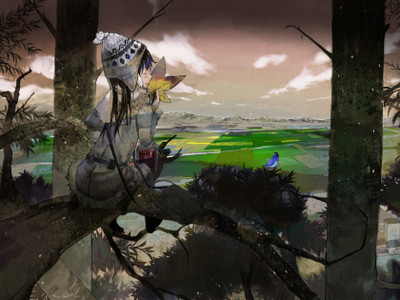 

Akhuratha Anime anime-ground-leaves-trees Wall Poster Paper Print(12 inch X 18 inch, Rolled)