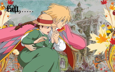 

Akhuratha Anime castles-moving-howls Wall Poster Paper Print(12 inch X 18 inch, Rolled)