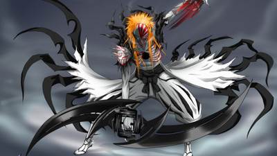 

Akhuratha Anime bleach-hollow-ichigo-kurosaki-ichigo-manga-robes-zanpakuto Wall Poster Paper Print(12 inch X 18 inch, Rolled)