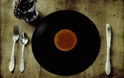 

Akhuratha lunch-vinyl-fork-spoon-knife-cutlery Wall Poster Paper Print(12 inch X 18 inch, Rolled)