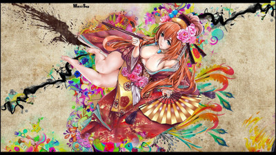 

Akhuratha Anime snyp-colorful-traditional-clothing-vocaloid-megurine-luka Wall Poster Paper Print(12 inch X 18 inch, Rolled)
