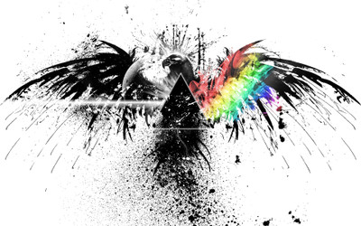 

-eagles-flags-music-pink-floyd Wall Poster Paper Print(12 inch X 18 inch, Rolled)