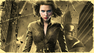 

Wall Poster /-the-avengers-captain-america-black-widow Paper Print(12 inch X 18 inch, Rolled)