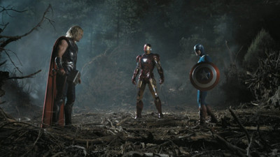

Aabhaas movies-the-avengers-thor-iron-man-captain-america Wall Poster Paper Print(12 inch X 18 inch, Rolled)