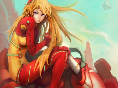

Akhuratha Anime neon-genesis-evangelion-asuka-langley-soryu Wall Poster Paper Print(12 inch X 18 inch, Rolled)