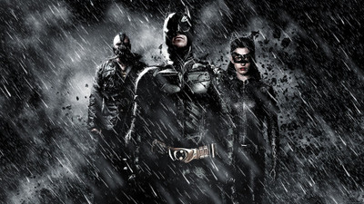 

Aabhaas -rises-knight-dark-murals-batman-room-movie-kids Wall Poster Paper Print(12 inch X 18 inch, Rolled)