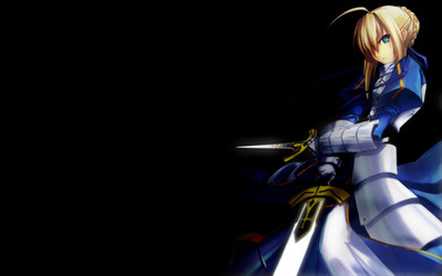 

Akhuratha Anime fatestay-night-saber Wall Poster Paper Print(12 inch X 18 inch, Rolled)