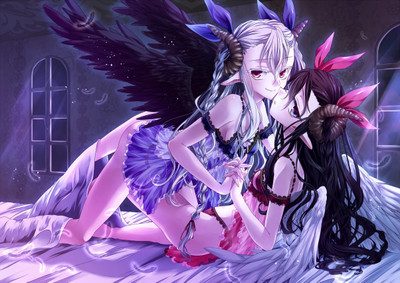 

Akhuratha Anime beds-wings-women Wall Poster Paper Print(12 inch X 18 inch, Rolled)