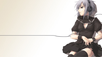 

Akhuratha Anime black-dress-headphones-white-yuki-nagato Wall Poster Paper Print(12 inch X 18 inch, Rolled)