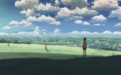 

Akhuratha Anime alandscape-peters-second-konachan-centimeters Wall Poster Paper Print(12 inch X 18 inch, Rolled)