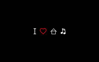 

house-music-love Wall Poster Paper Print(12 inch X 18 inch, Rolled)