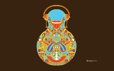 

Akhuratha trippy-design-music Wall Poster Paper Print(12 inch X 18 inch, Rolled)