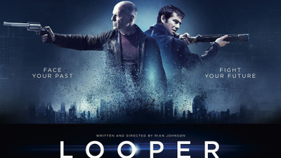 

Akhuratha movies-looper-bruce-willis-joseph-gordon-levitt Wall Poster Paper Print(12 inch X 18 inch, Rolled)
