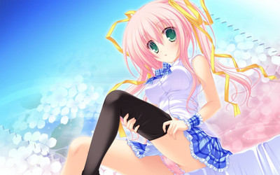 

Akhuratha Anime anime-school-uniforms-panties-thigh-highs-neko-koi Wall Poster Paper Print(12 inch X 18 inch, Rolled)