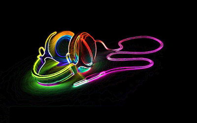 

-headphones-music Wall Poster Paper Print(12 inch X 18 inch, Rolled)