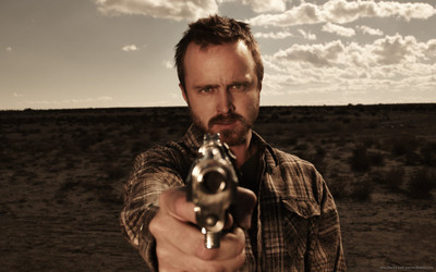 

Aabhaas breaking-gun-pointing-jesse-movies-tvshows- Wall Poster Paper Print(12 inch X 18 inch, Rolled)