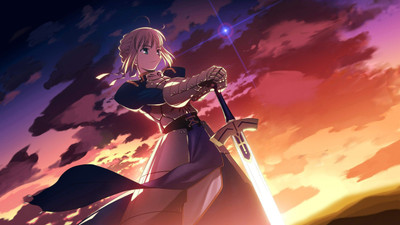 

Akhuratha Anime fatestay-night-saber Wall Poster Paper Print(12 inch X 18 inch, Rolled)