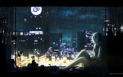 

Akhuratha -barefoot-cities-hatsune-miku-music-rain-vocaloid Wall Poster Paper Print(12 inch X 18 inch, Rolled)