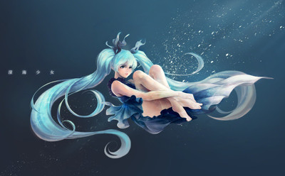 

Akhuratha Anime anime-vocaloid-hatsune-miku Wall Poster Paper Print(12 inch X 18 inch, Rolled)