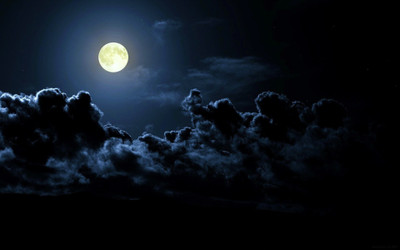 

Akhuratha Anime moon-night-clouds Wall Poster Paper Print(12 inch X 18 inch, Rolled)