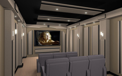 

Wall Poster a/simple-modern-movie-room Paper Print(12 inch X 18 inch, Rolled)