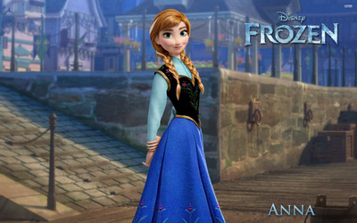 Wall Poster /anna-frozen Paper Print(12 inch X 18 inch, Rolled)