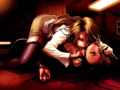 

Akhuratha Anime anime-vampires-stockings Wall Poster Paper Print(12 inch X 18 inch, Rolled)