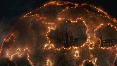 

Aabhaas harry-potter-castle-fire-pixels-widescreen-movies Wall Poster Paper Print(12 inch X 18 inch, Rolled)