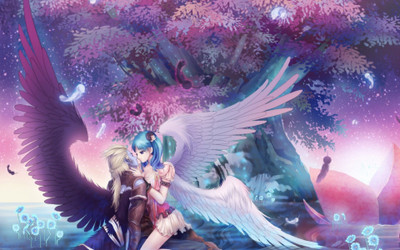 

Akhuratha Anime kisses-angel Wall Poster Paper Print(12 inch X 18 inch, Rolled)