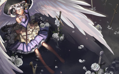 

Akhuratha Anime angels-image Wall Poster Paper Print(12 inch X 18 inch, Rolled)