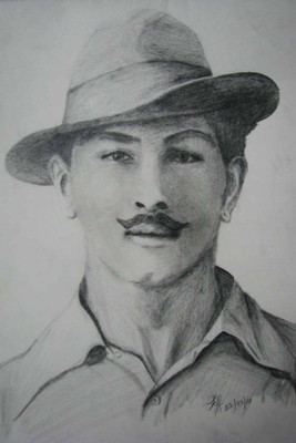 

Aabhaas Bhagat Singh Wall Poster Fine Art Print(12 inch X 18 inch, Rolled)