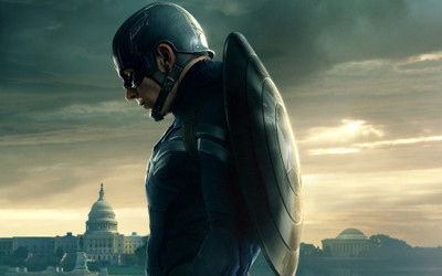 

Aabhaas chris-evans-america-captain-movies Wall Poster Paper Print(12 inch X 18 inch, Rolled)