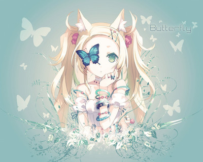 

Akhuratha Anime anime-nekomimi-island-of-horizon Wall Poster Paper Print(12 inch X 18 inch, Rolled)