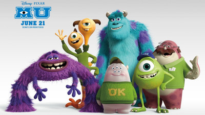 

-movie-cars-pixar-disney-monsters-university Wall Poster Paper Print(12 inch X 18 inch, Rolled)