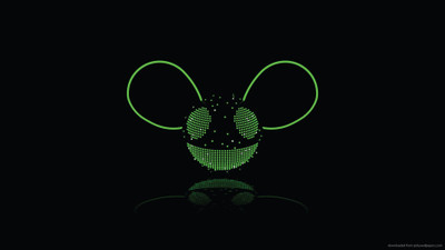 

Akhuratha deadmau-sparkles-green-music Wall Poster Paper Print(12 inch X 18 inch, Rolled)