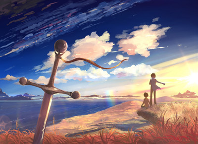 

Akhuratha Anime wsword-scene Wall Poster Paper Print(12 inch X 18 inch, Rolled)