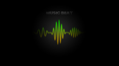 

Akhuratha black-sound-music-waves Wall Poster Paper Print(12 inch X 18 inch, Rolled)