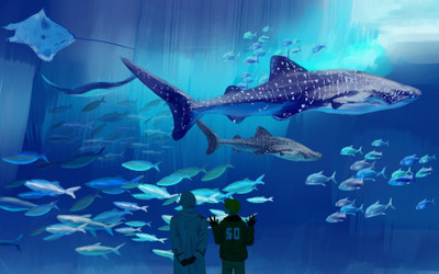 

Akhuratha Anime water-hetalia-powers-oceanarium-image Wall Poster Paper Print(12 inch X 18 inch, Rolled)